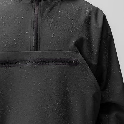 0717. Weather-Ready Anorak Jacket - Space Grey "Patch" | ASRV