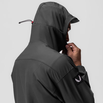 0717. Weather-Ready Anorak Jacket - Space Grey "Patch" | ASRV