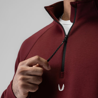 1021. Dri-Core™ Quarter Zip - Crimson | ASRV