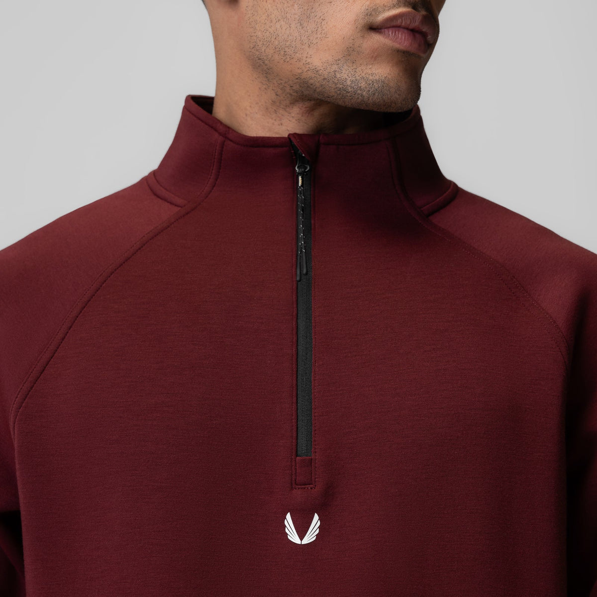 1021. Dri-Core™ Quarter Zip - Crimson | ASRV