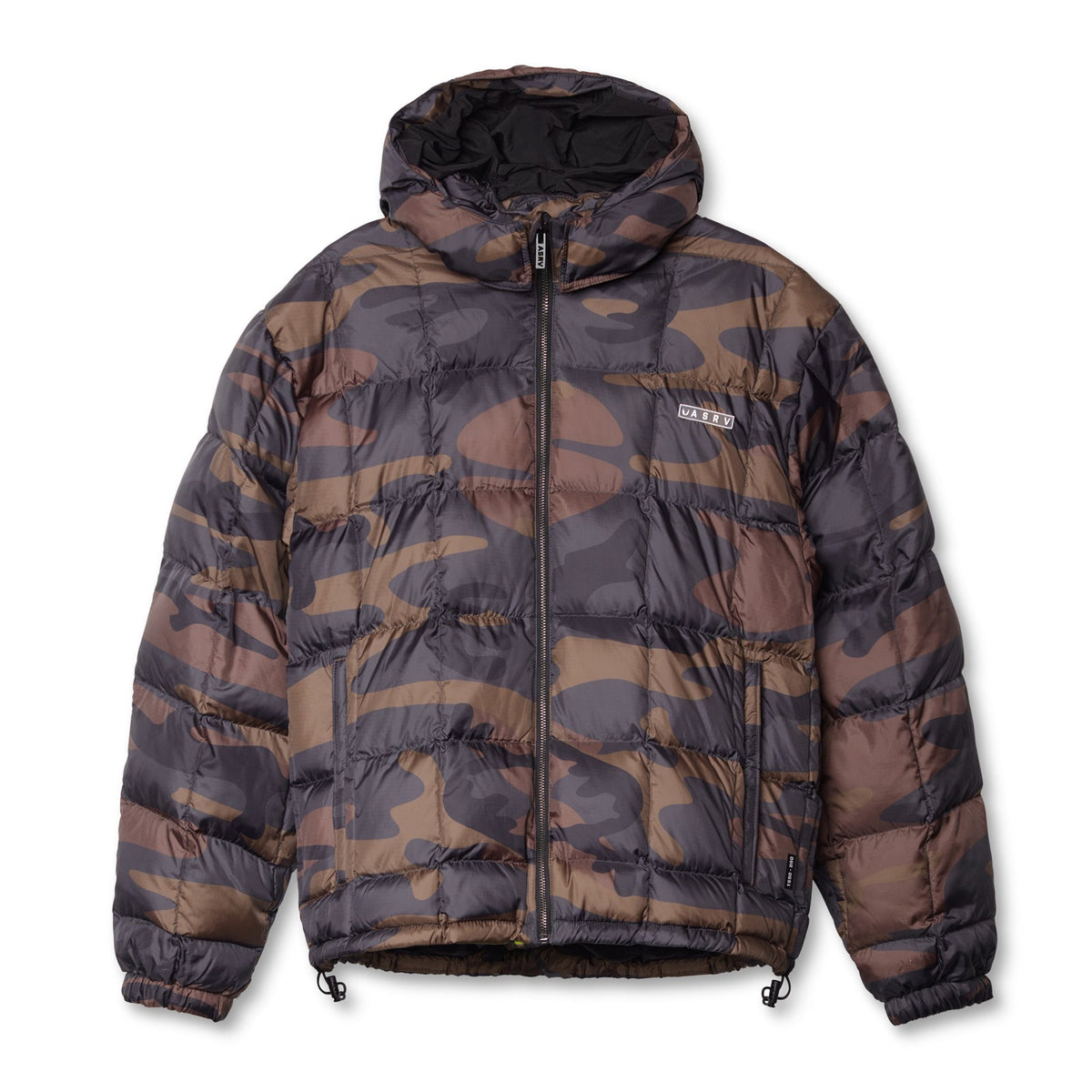 0551. Weather-Ready Down Puffer Jacket - Rust Camo | ASRV