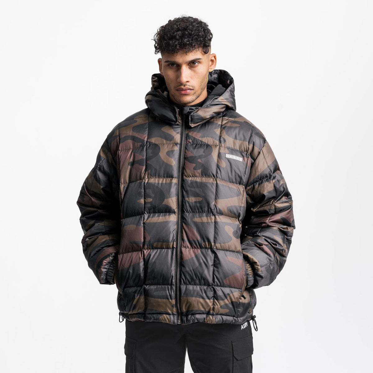 0551. Weather-Ready Down Puffer Jacket - Rust Camo | ASRV