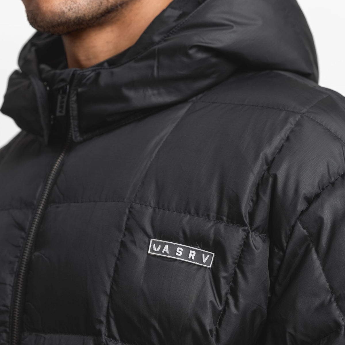 0551. Weather-Ready Down Puffer Jacket - Black | ASRV
