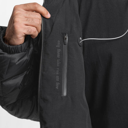 0551. Weather-Ready Down Puffer Jacket - Black | ASRV