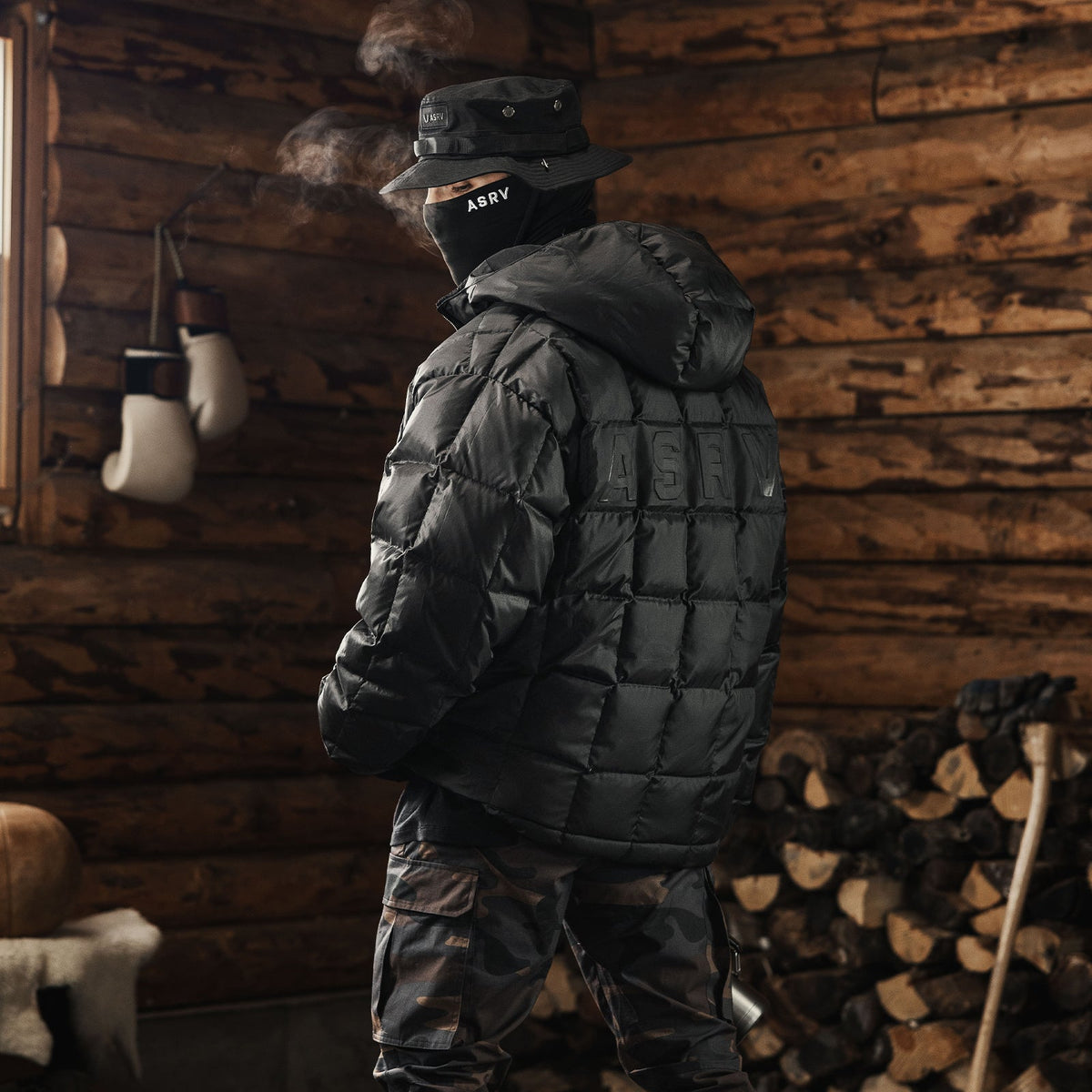 0551. Weather-Ready Down Puffer Jacket - Black | ASRV