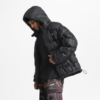 0551. Weather-Ready Down Puffer Jacket - Black | ASRV