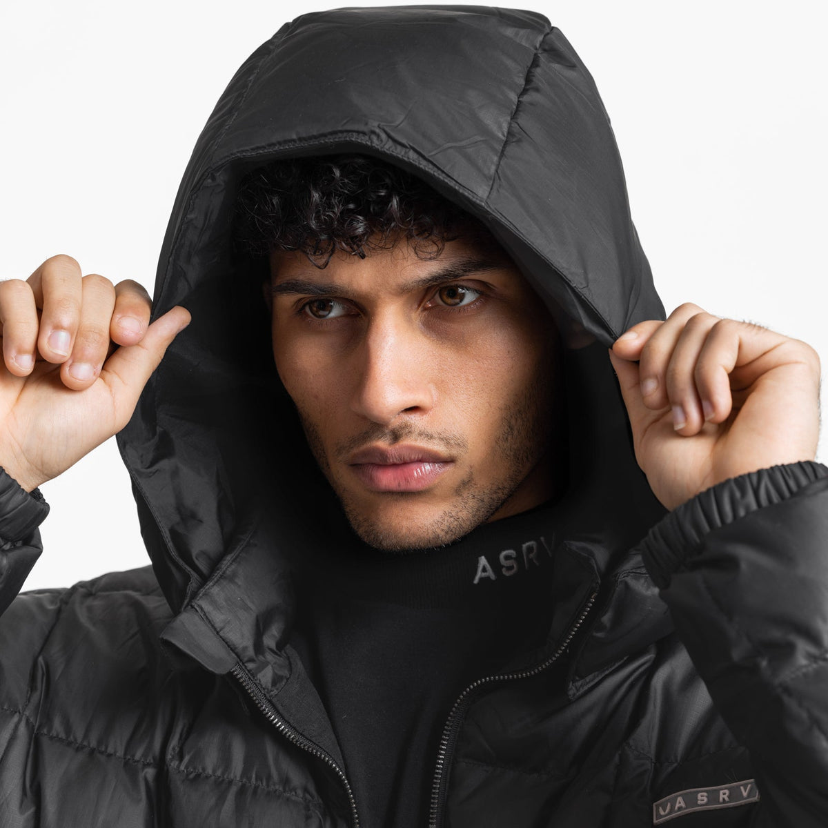 0551. Weather-Ready Down Puffer Jacket - Black | ASRV