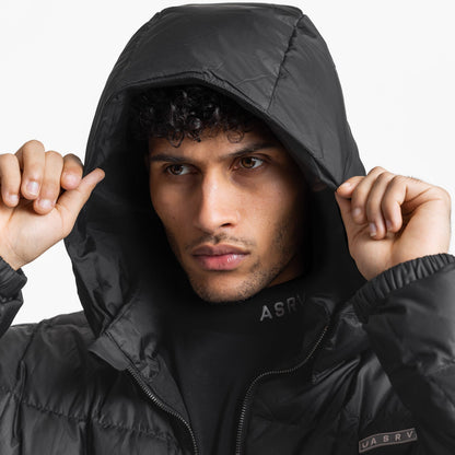 0551. Weather-Ready Down Puffer Jacket - Black | ASRV