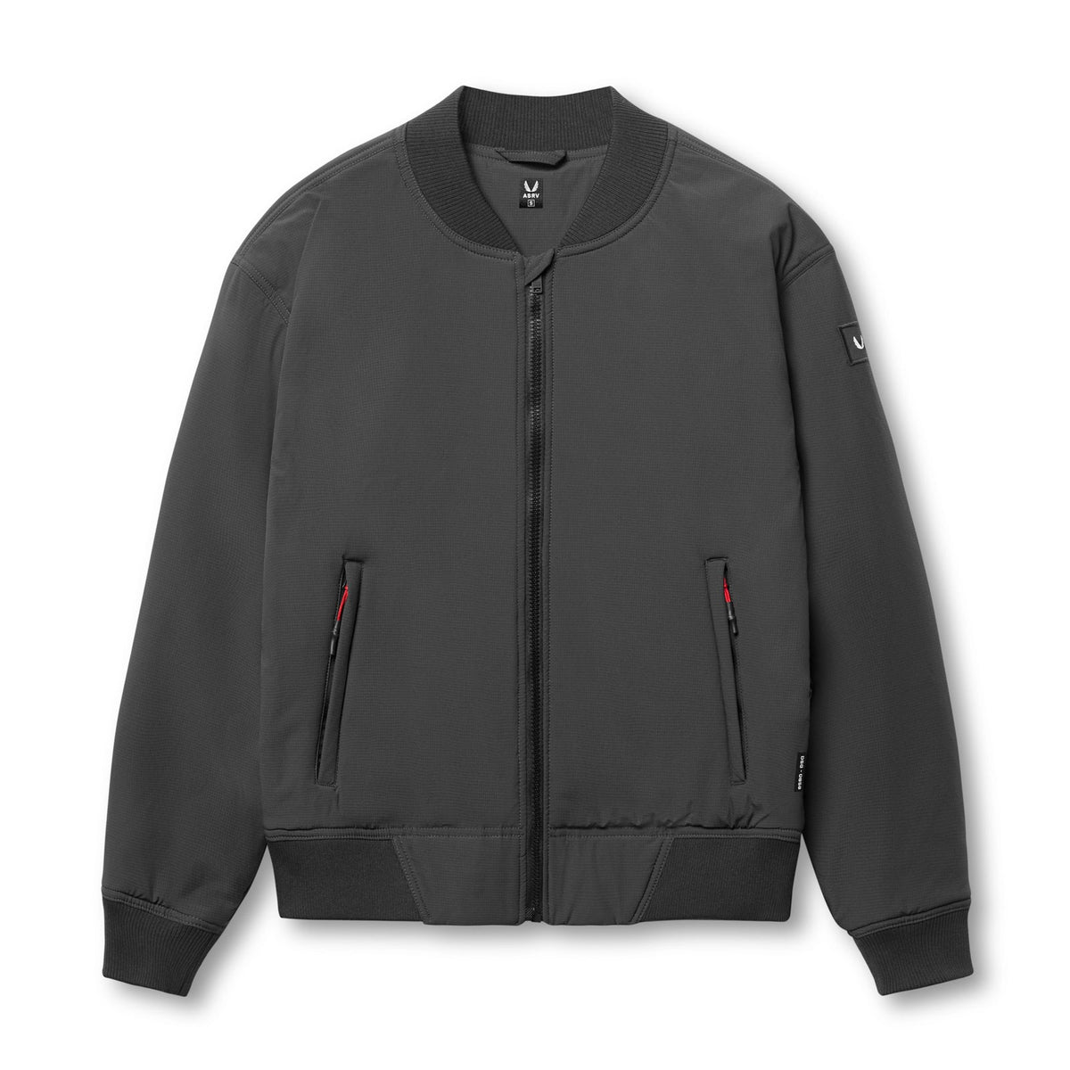 0858. Ripstop Insulated Bomber Jacket - Space Grey | ASRV