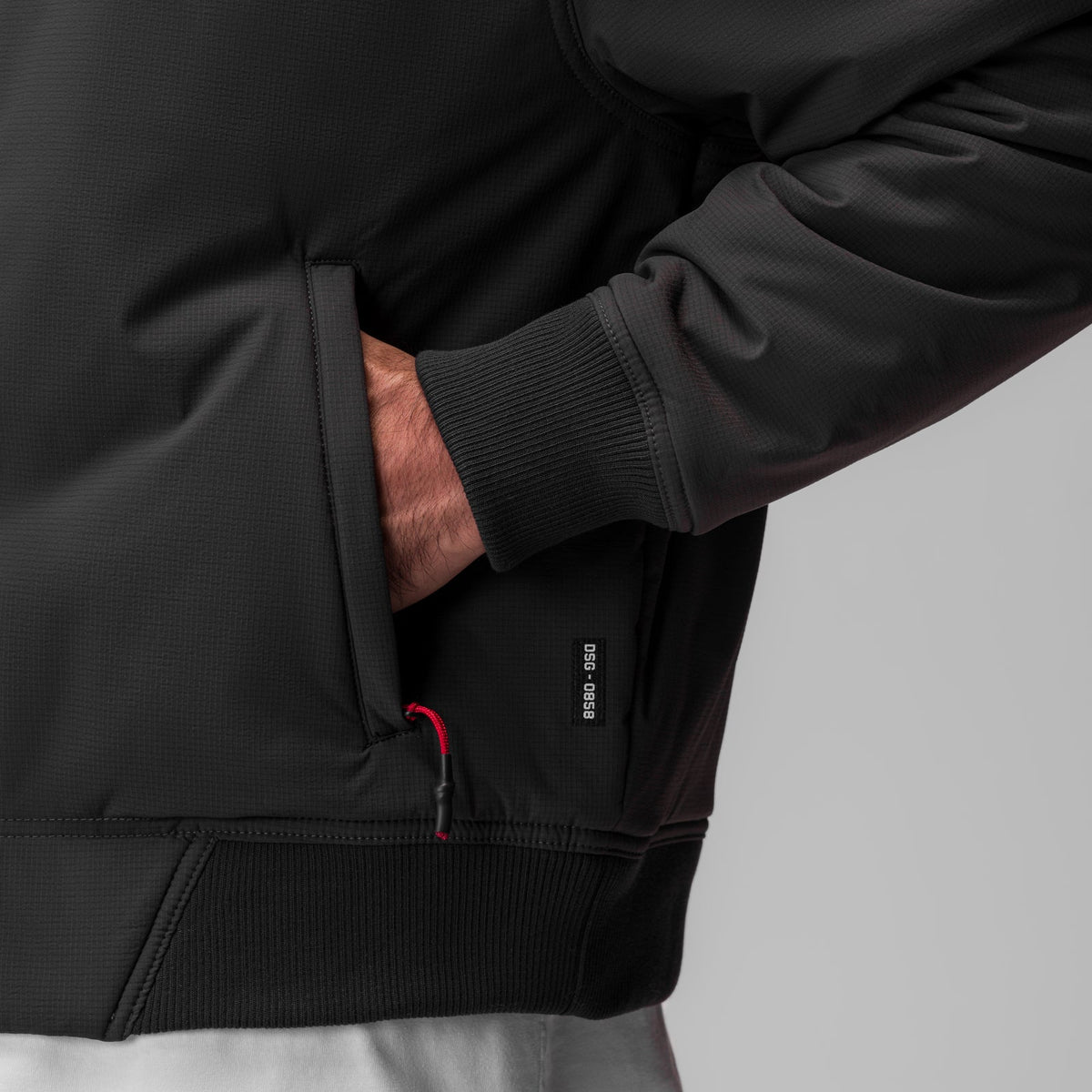 0858. Ripstop Insulated Bomber Jacket - Space Grey | ASRV