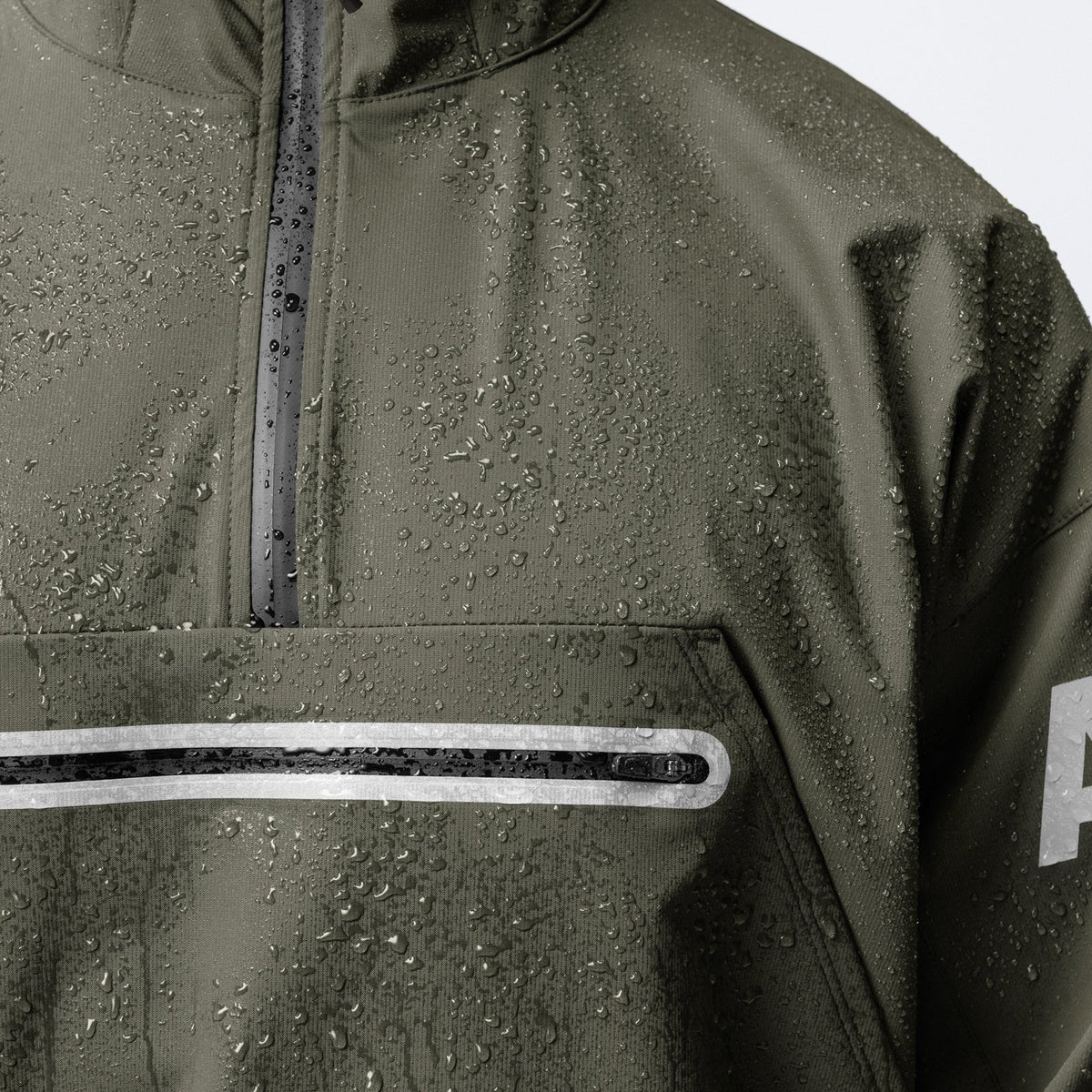 0717. Weather-Ready Anorak Jacket - Olive | ASRV