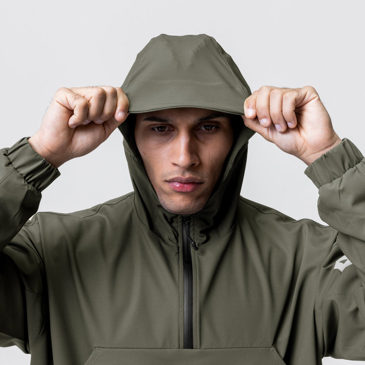 0717. Weather-Ready Anorak Jacket - Olive | ASRV