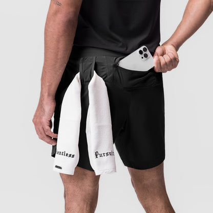 0823. Tetra-Lite® 7" Linerless Short - Black "Wings" | ASRV