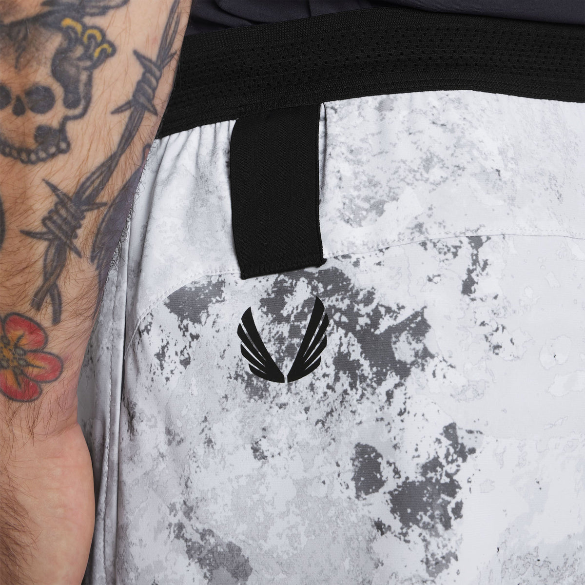 1195. TETRA-LITE® 5" Linerless Training Short - Sedona Snow Camo | ASRV