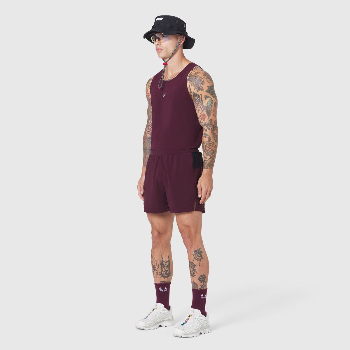 1194. Aerotex™ Distance Run Short - Merlot | ASRV