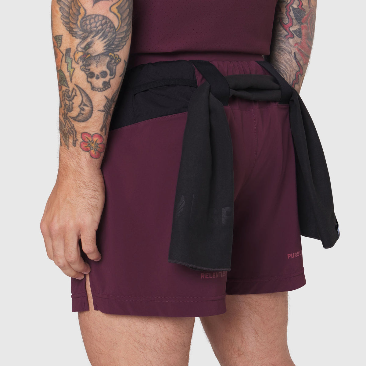 1194. Aerotex™ Distance Run Short - Merlot | ASRV