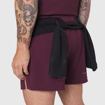 1194. Aerotex™ Distance Run Short - Merlot | ASRV