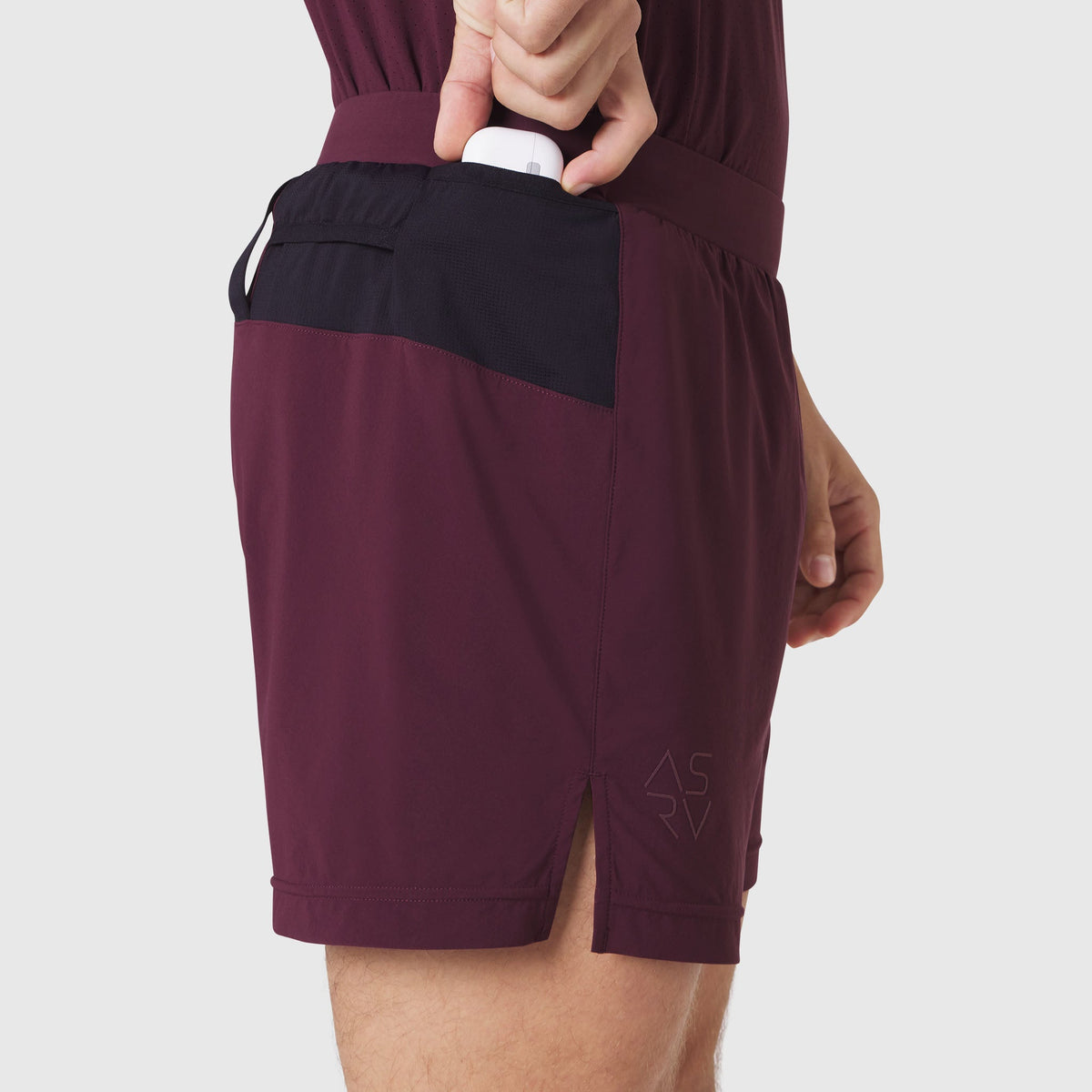 1194. Aerotex™ Distance Run Short - Merlot | ASRV