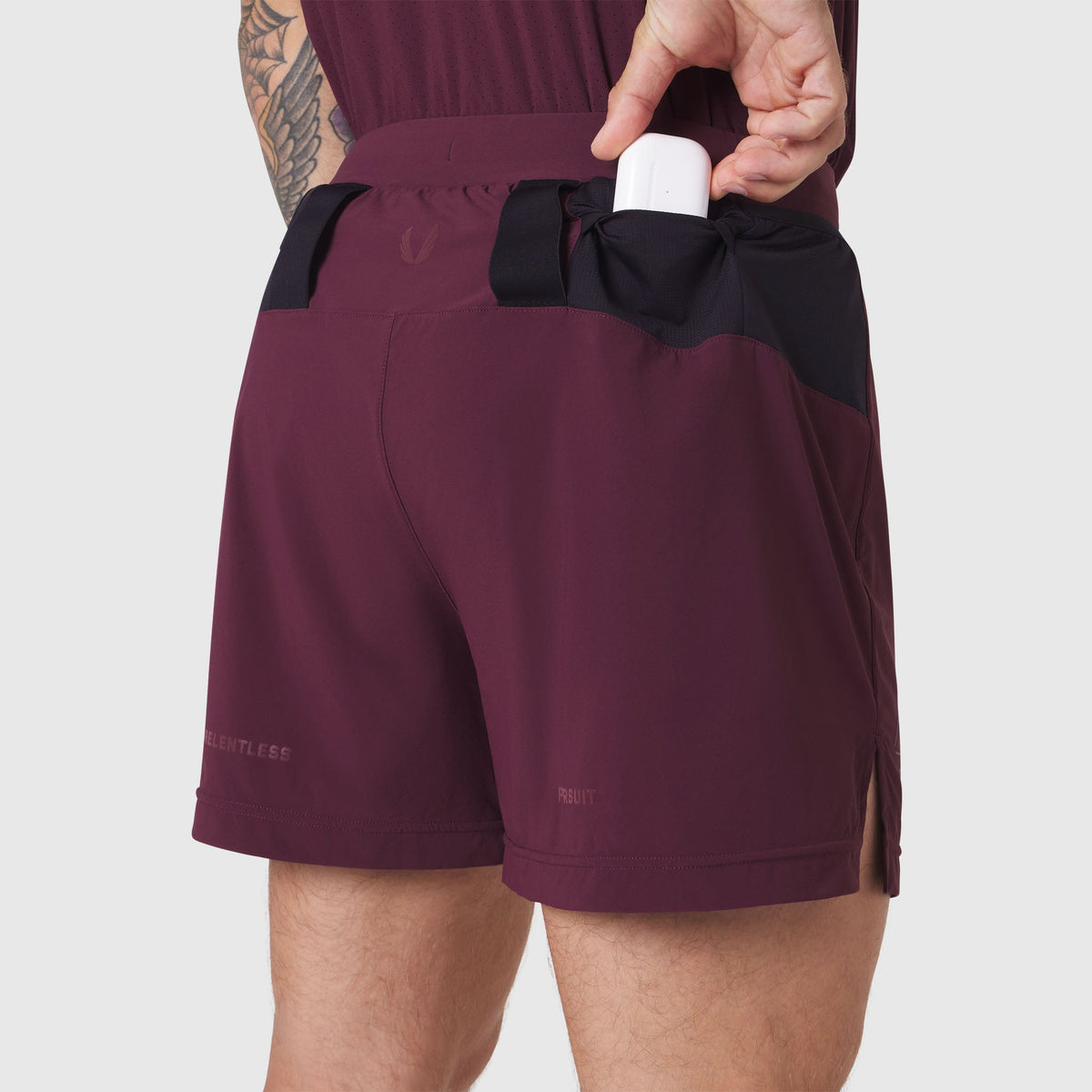 1194. Aerotex™ Distance Run Short - Merlot | ASRV