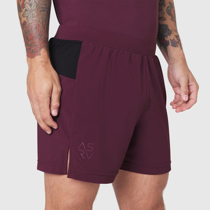 1194. Aerotex™ Distance Run Short - Merlot | ASRV