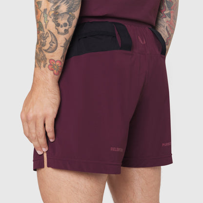 1194. Aerotex™ Distance Run Short - Merlot | ASRV