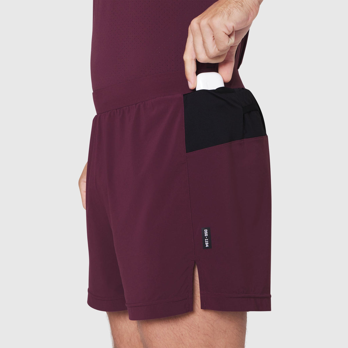 1194. Aerotex™ Distance Run Short - Merlot | ASRV