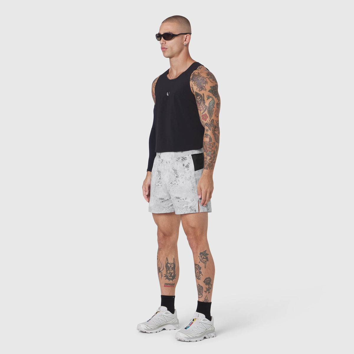 1194. Aerotex™ Distance Run Short - Sedona Snow Camo | ASRV