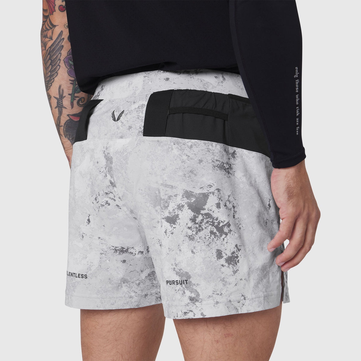1194. Aerotex™ Distance Run Short - Sedona Snow Camo | ASRV