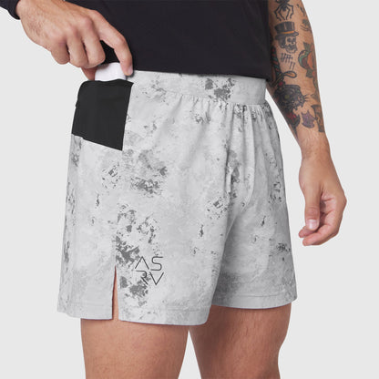 1194. Aerotex™ Distance Run Short - Sedona Snow Camo | ASRV