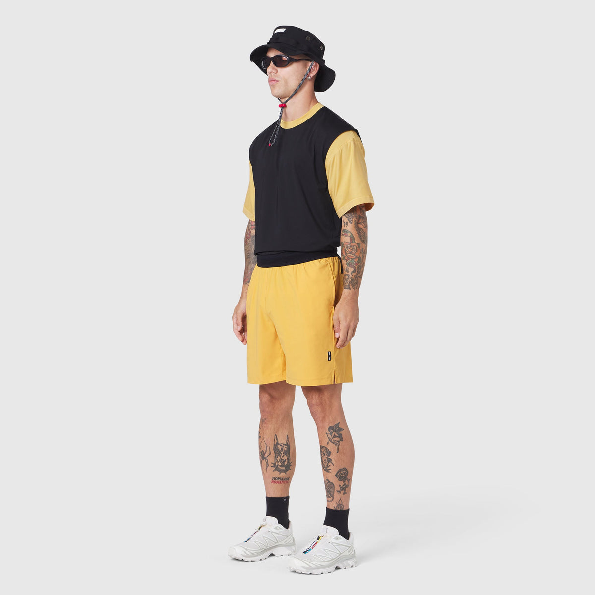 1196. TETRA-LITE® 7" Linerless Training Short - Amber | ASRV