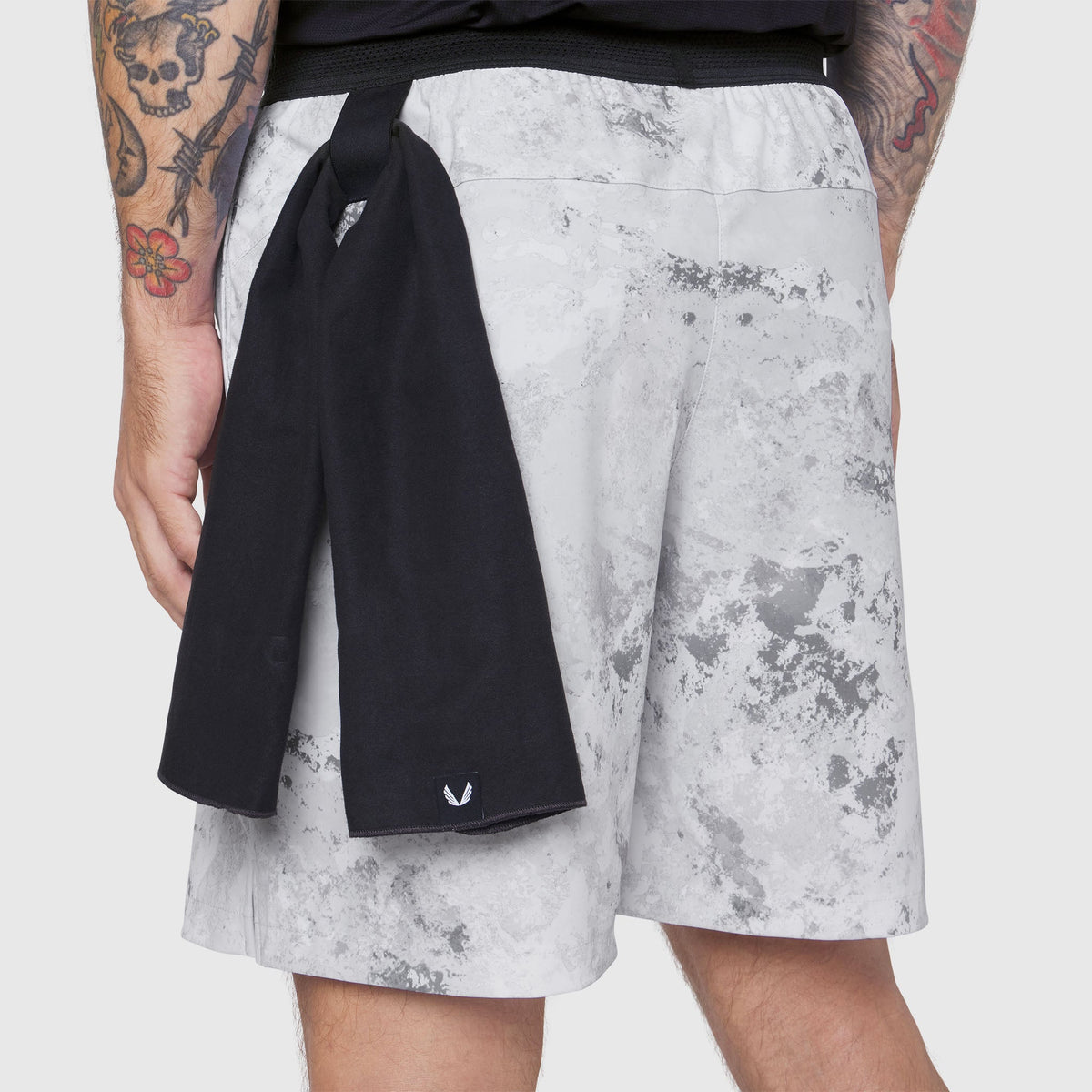 1196. TETRA-LITE® 7" Linerless Training Short - Sedona Snow Camo | ASRV