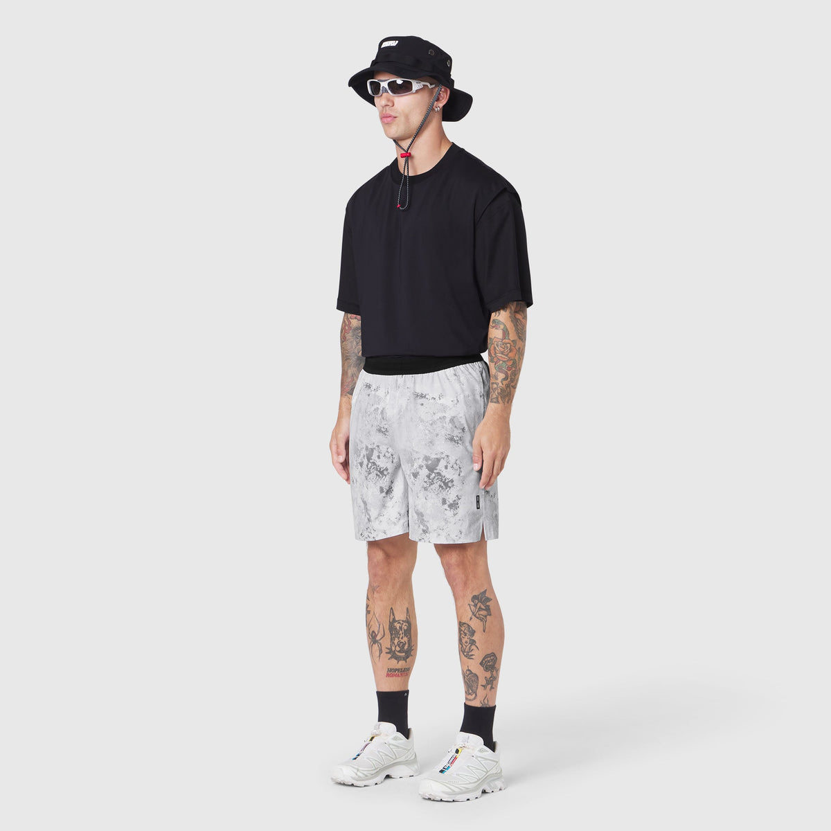1196. TETRA-LITE® 7" Linerless Training Short - Sedona Snow Camo | ASRV