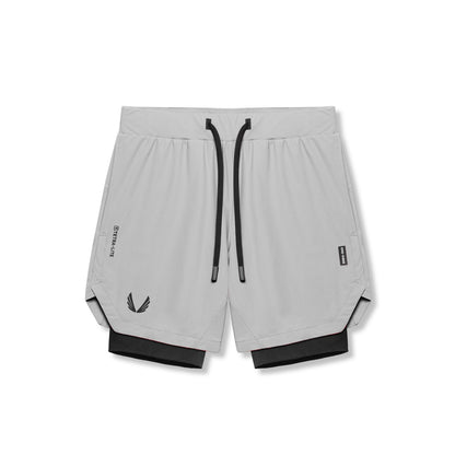 0866. Tetra-Lite® 7" Liner Short - Slate Grey "Wings"/Black | ASRV