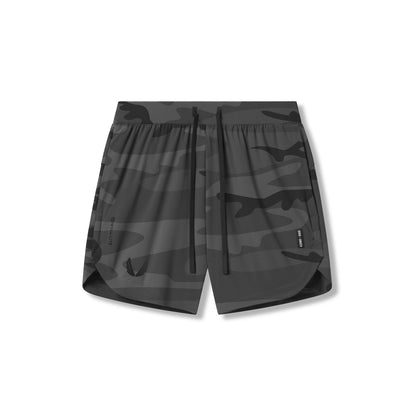 0823. Tetra-Lite® 7" Linerless Short - Black Camo "Wings" | ASRV