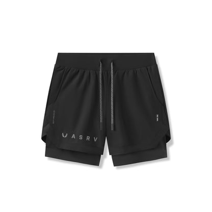 0865. Tetra-Lite® 5" Liner Short - Black "Reflective Classic" | ASRV