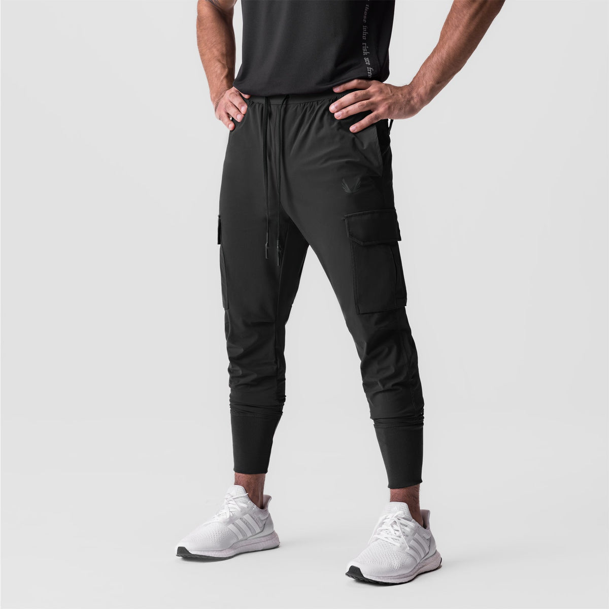 0825. Tetra-Lite® Cargo High Rib Jogger - Black | ASRV