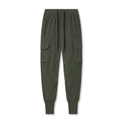 0825. Tetra-Lite® Cargo High Rib Jogger - Olive | ASRV