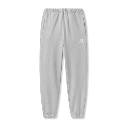 0655. Tech-Terry™ Oversized Sweats - Heather Grey "Emblem" | ASRV