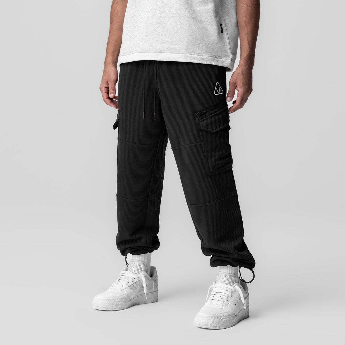 1033. Deltapeak® Cargo Cinch Jogger - Black | ASRV