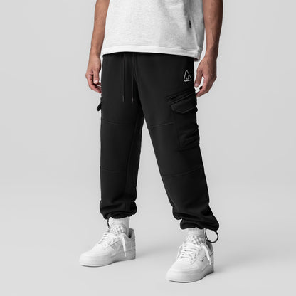 1033. Deltapeak® Cargo Cinch Jogger - Black | ASRV