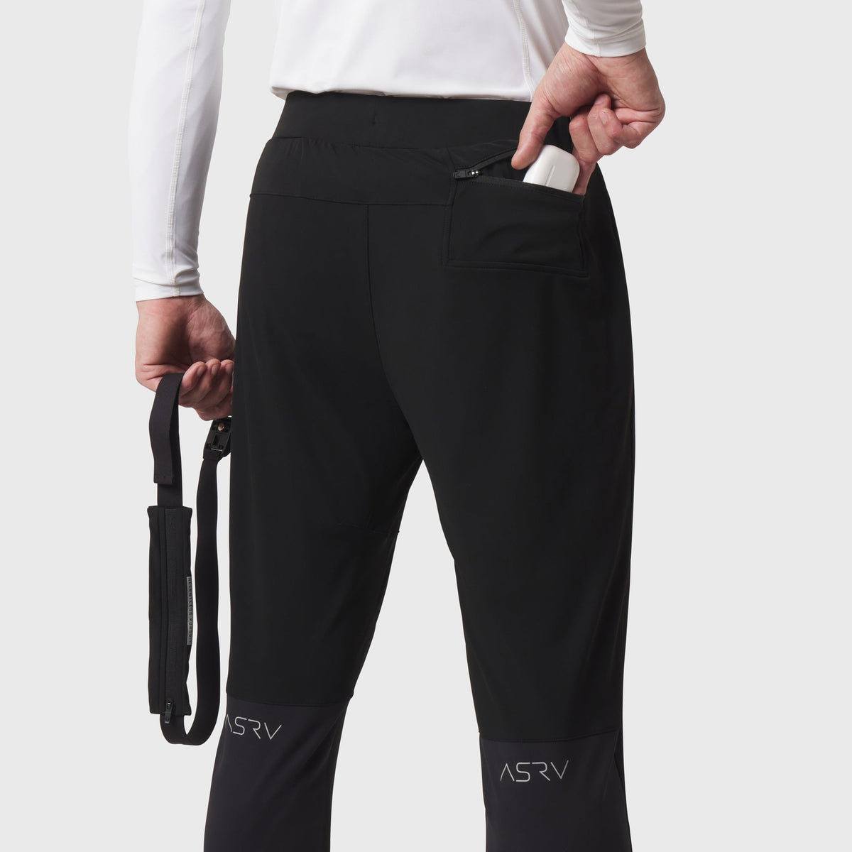 1171. Hybrid Belt-Pack Run Jogger - Black | ASRV