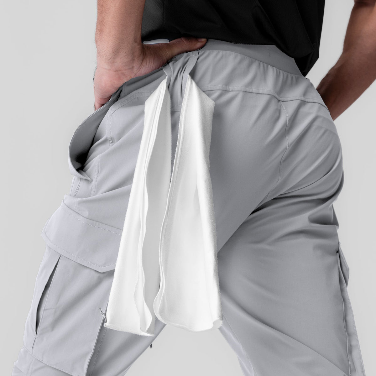 1099. Tetra-Lite® Ice Cargo High Rib Jogger - Slate Grey | ASRV
