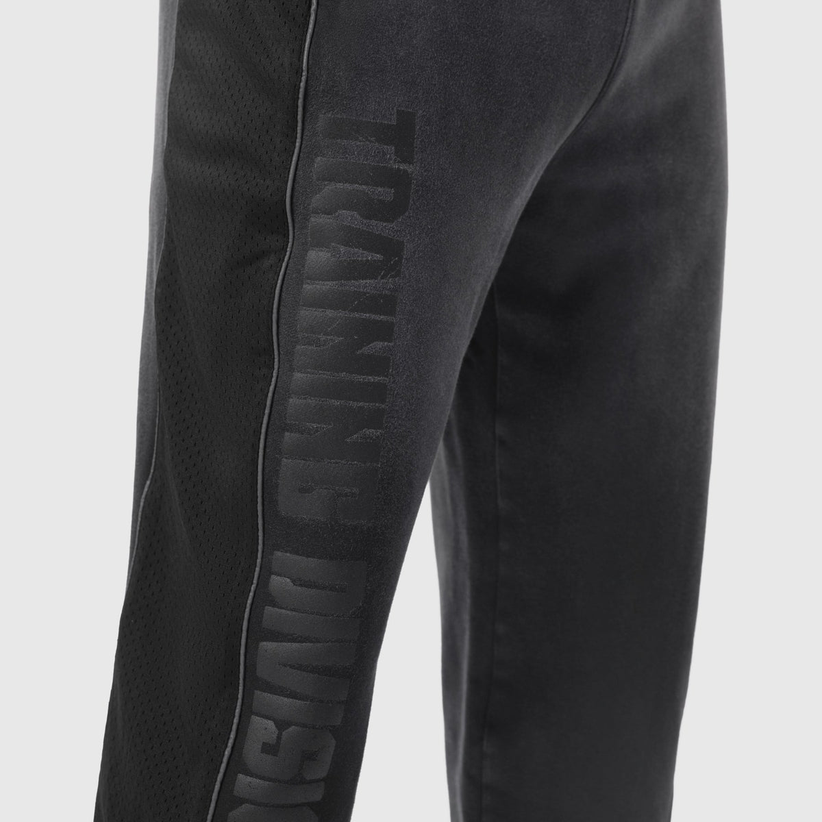 1120. Tech-Terry™ Mesh Panel Sweats - Black "Blade TD" | ASRV