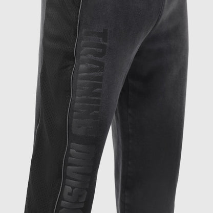 1120. Tech-Terry™ Mesh Panel Sweats - Black "Blade TD" | ASRV
