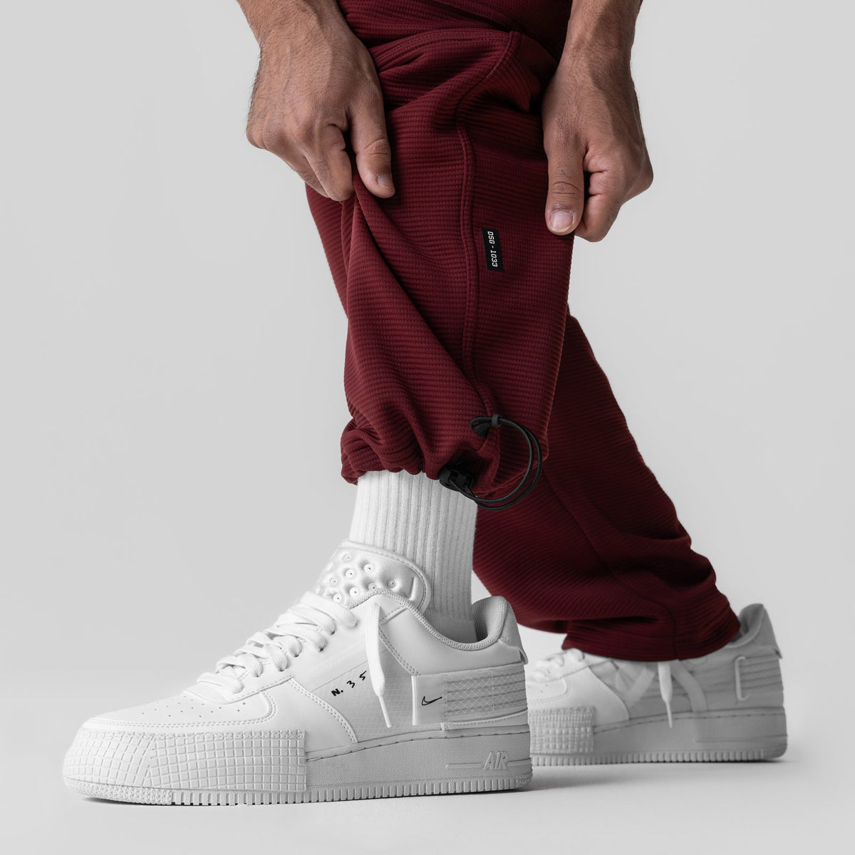 1033. Deltapeak® Cargo Cinch Jogger - Crimson | ASRV