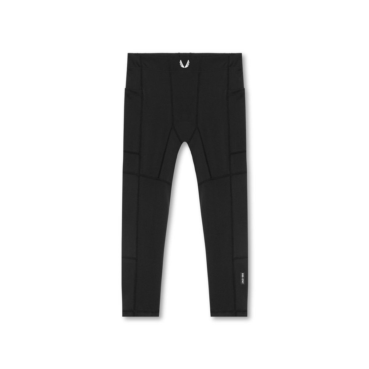 0747. WarpFlexx® Side Pocket 3/4-Length Legging - Black | ASRV