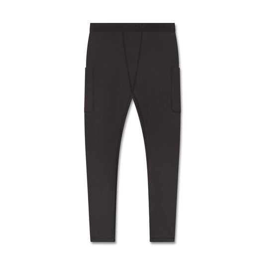 1065. Creora® Cotton Modal Side Pocket Legging - Black | ASRV