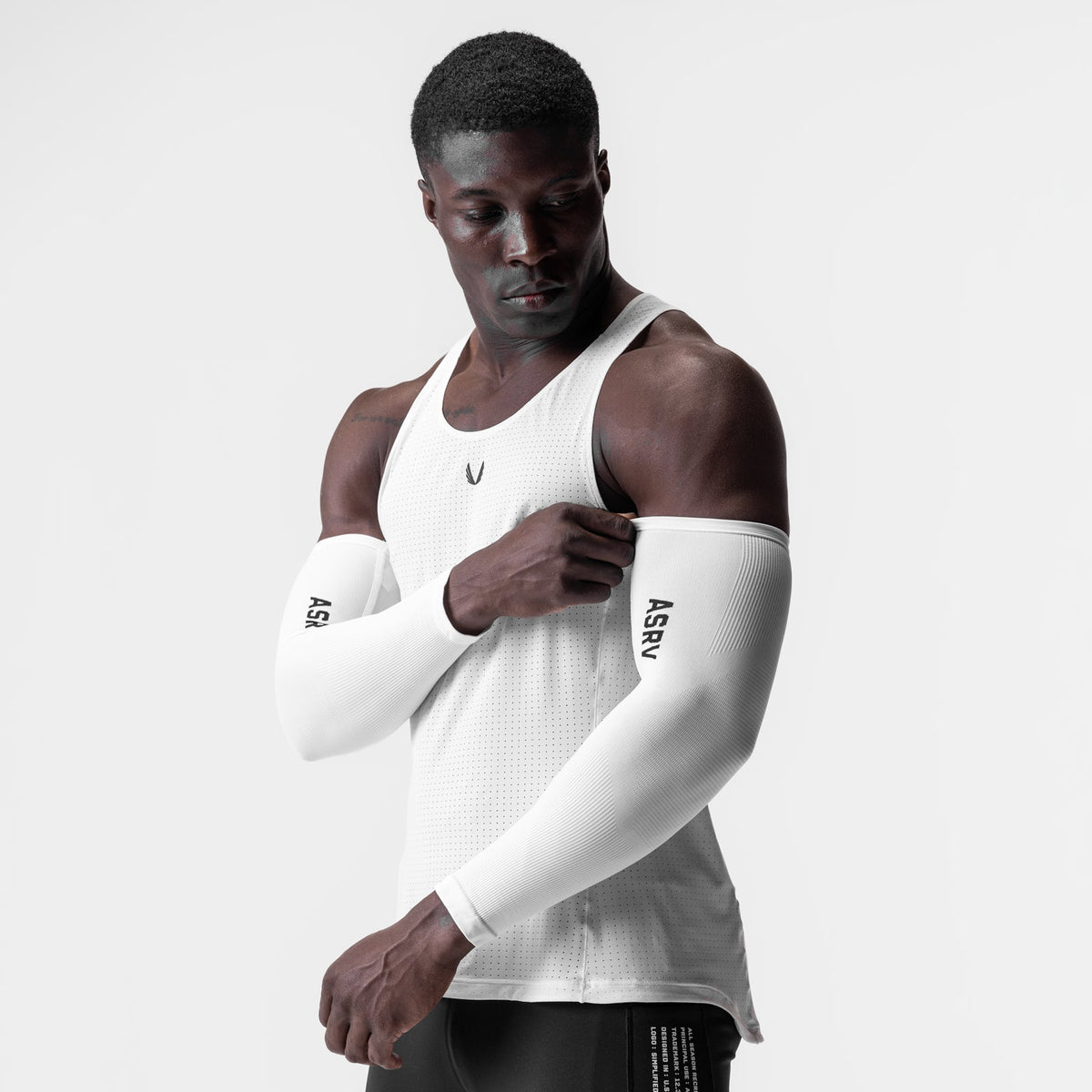 0940. Body-Mapped Arm Sleeve - White | ASRV