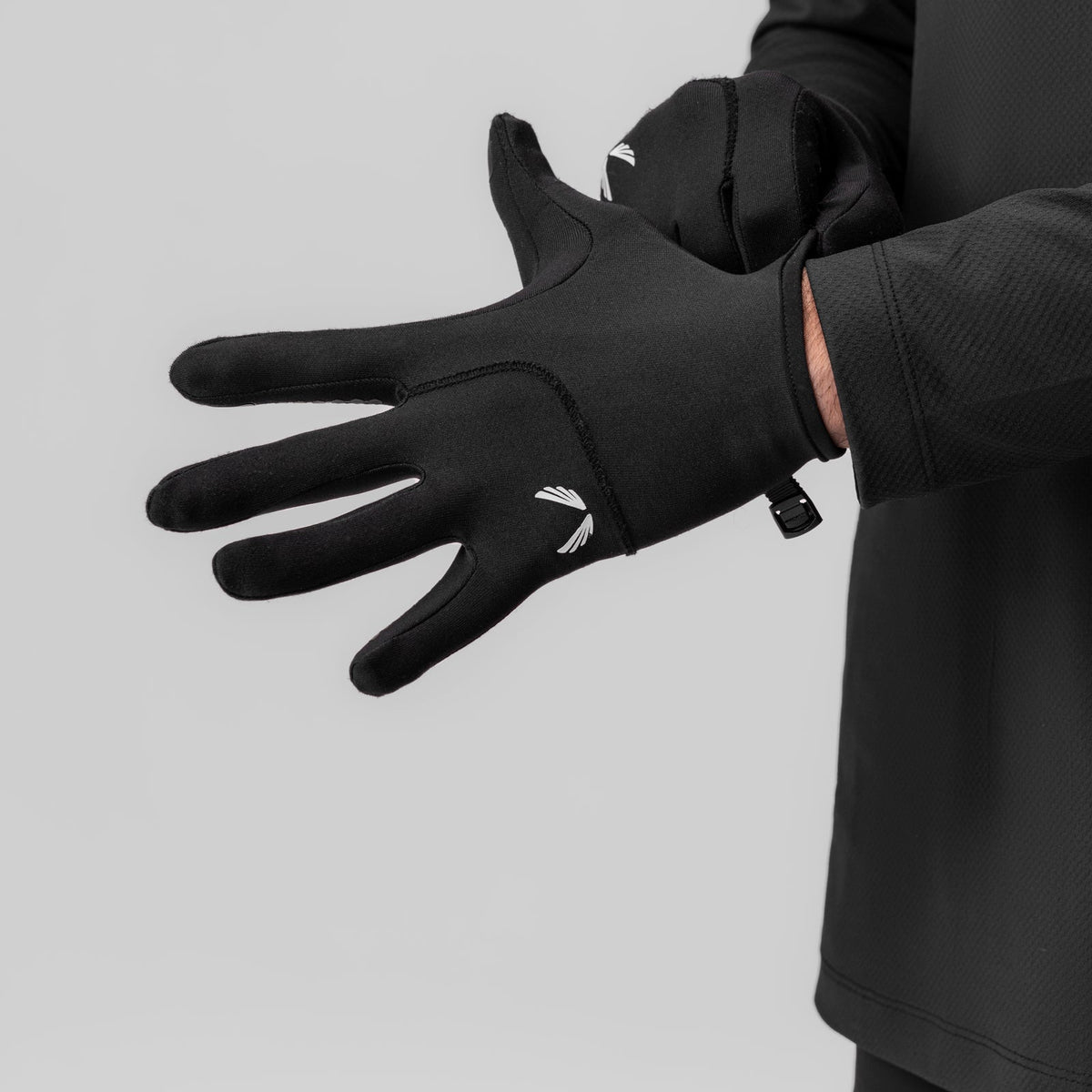 0671. Aeroheat® Lightweight Gloves - Black "Wings" | ASRV