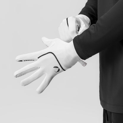 0671. Aeroheat® Lightweight Gloves - White "Wings" | ASRV